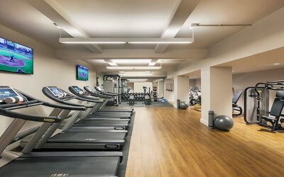 Fitness center available at InterContinental New York Barclay.