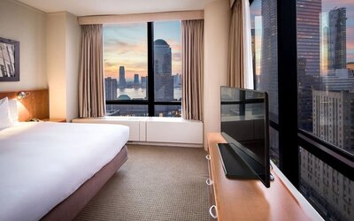 Day use room with city views at M Social New York Downtown.