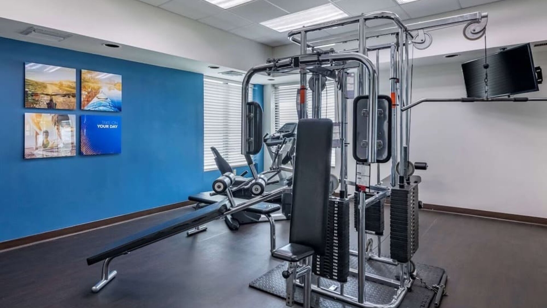 Fitness center at Comfort Suites Baymeadows Near Butler Blvd.