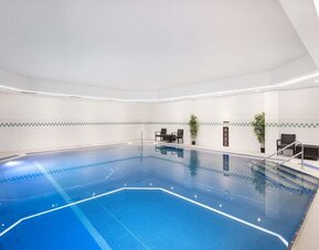 Relaxing interior pool at DoubleTree By Hilton Brighton Metropole.