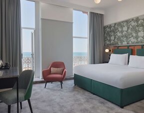 King room with balcony at DoubleTree By Hilton Brighton Metropole.