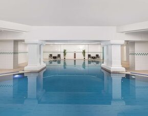 Relaxing indoor pool at DoubleTree By Hilton Brighton Metropole.