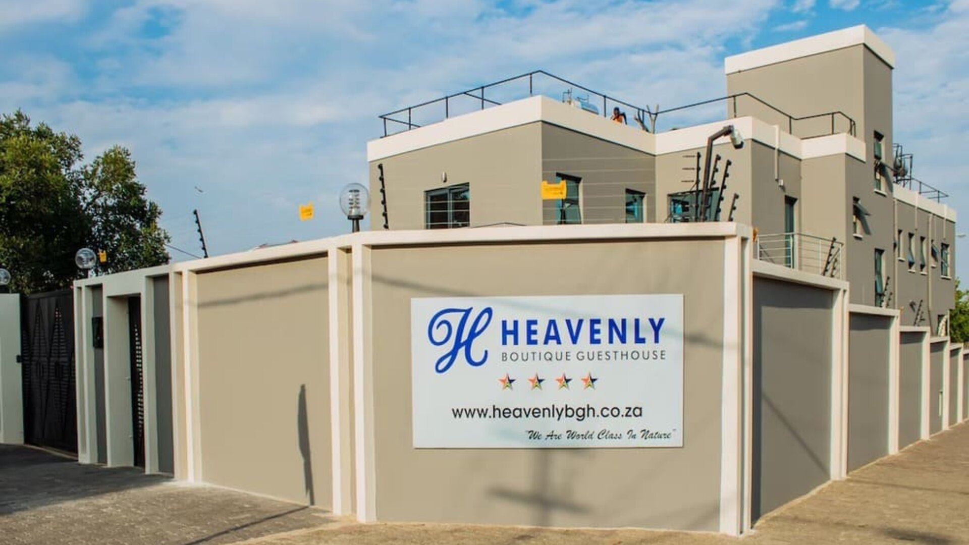 Hotel exterior at Heavenly Boutique Guesthouse.