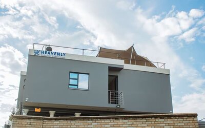 Rooftop terrace at Heavenly Boutique Guesthouse.