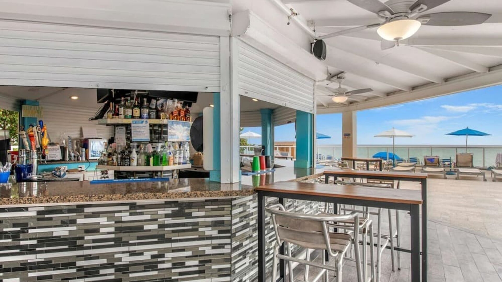 Hotel bar at Ramada Plaza Marco Polo Beach Resort.