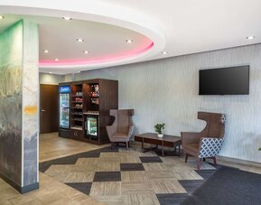 Reception area offering friendly guest services, modern décor, and convenient check-in facilities at Best Western Braintree.