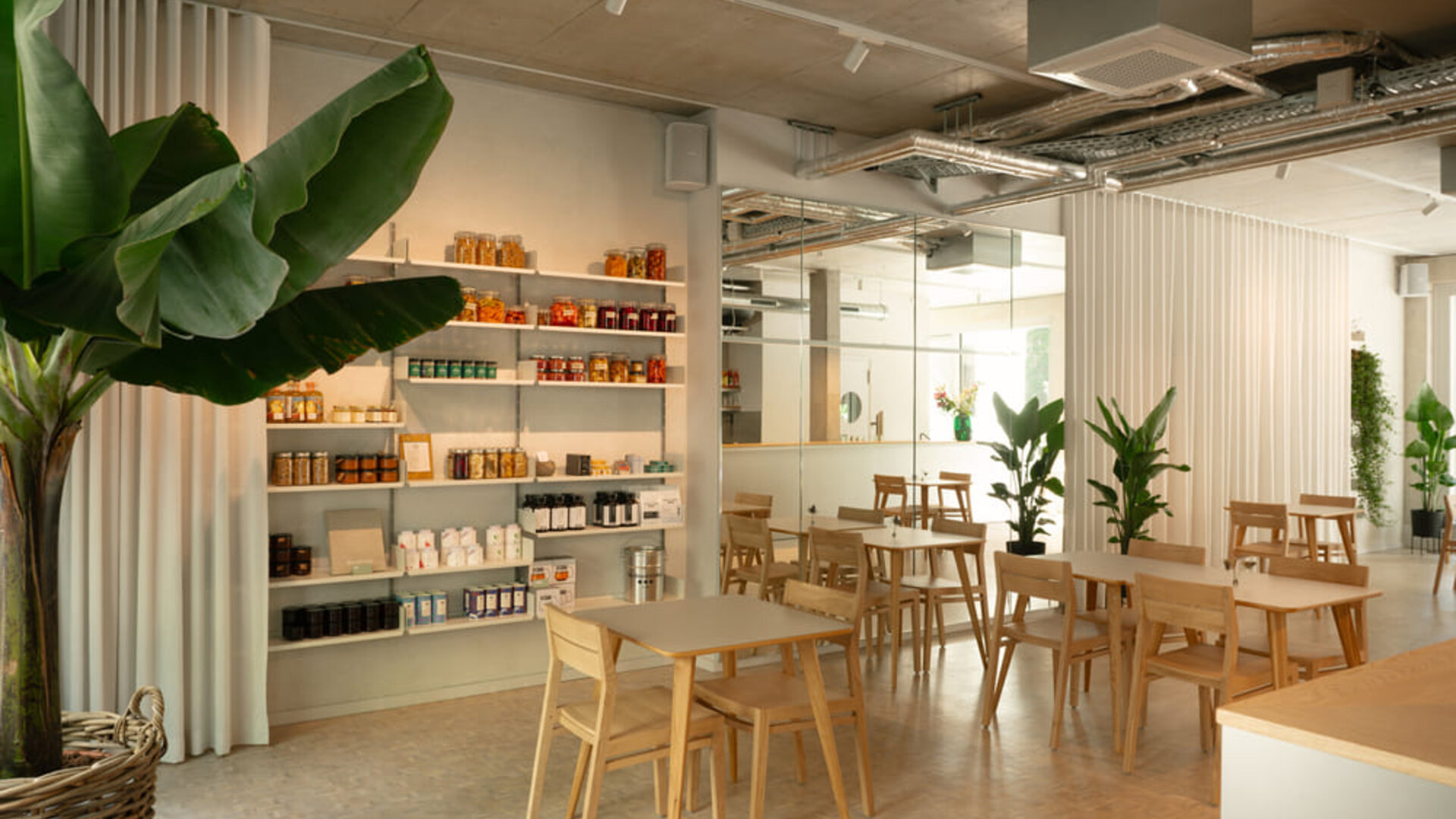 Cafe at Wilmina Hotel.