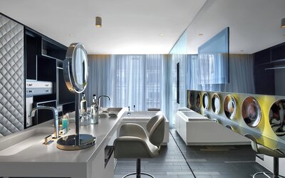 W London
