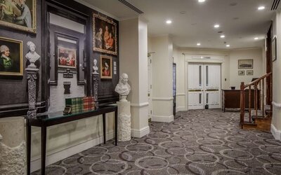 Lobby at Hilton London Euston.