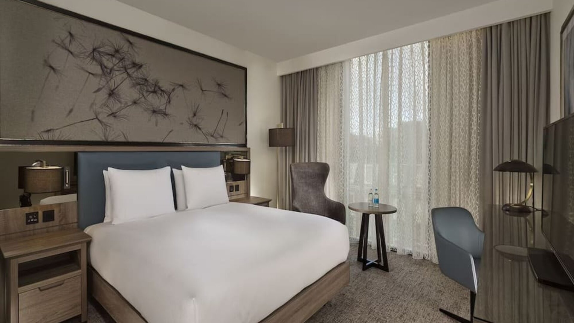 Day use room with work desk at DoubleTree By Hilton Hull.