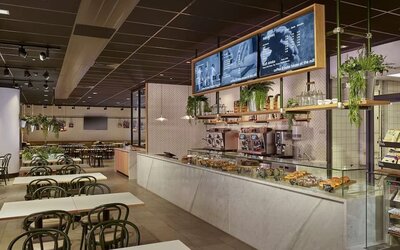 Dining area at DoubleTree By Hilton Coventry Building Society Arena.