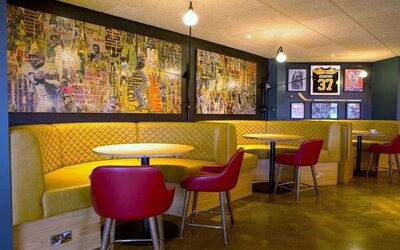 Hotel bar at DoubleTree By Hilton Coventry Building Society Arena.