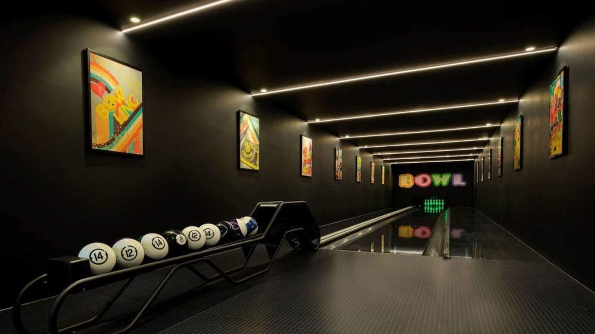 Bowling alley at The Westminster London, Curio Collection By Hilton.