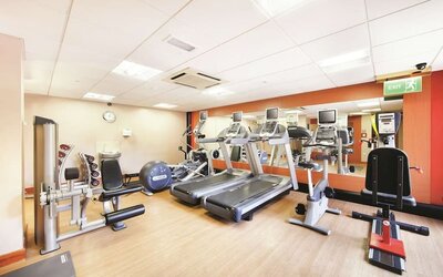 Fitness center available at DoubleTree By Hilton Manchester Airport. 