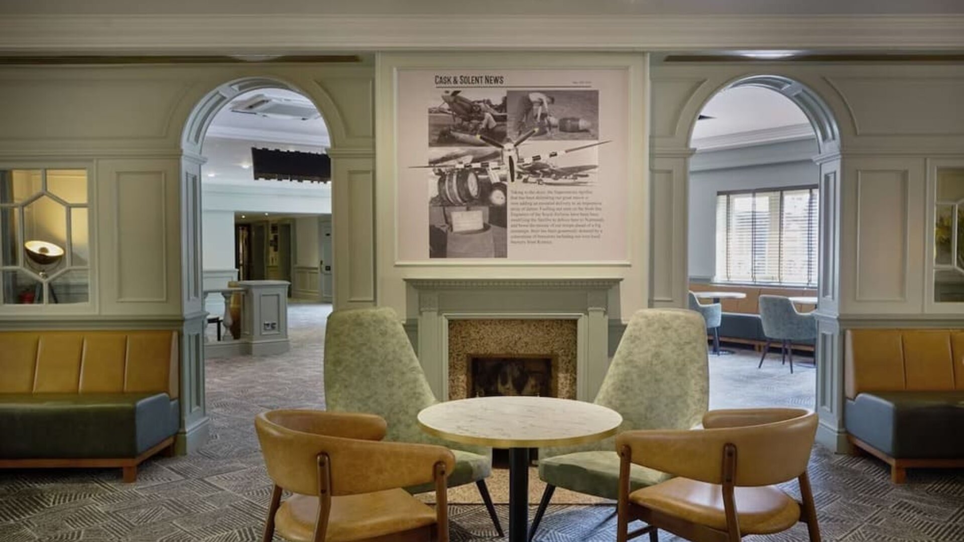 Dining seat at DoubleTree By Hilton Southampton.