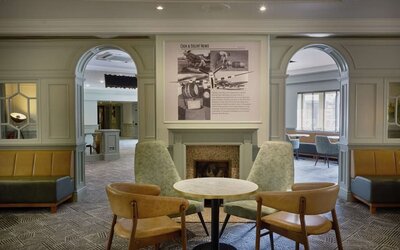 Dining seat at DoubleTree By Hilton Southampton.