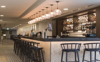 Hotel bar at DoubleTree By Hilton Hotel & Spa Chester.