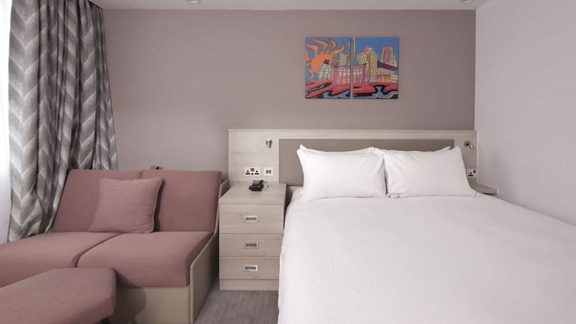 Day use room with sofa at Hampton By Hilton Leeds City Centre.
 