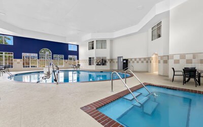 Indoor poor at Comfort Inn & Suites Nashville.