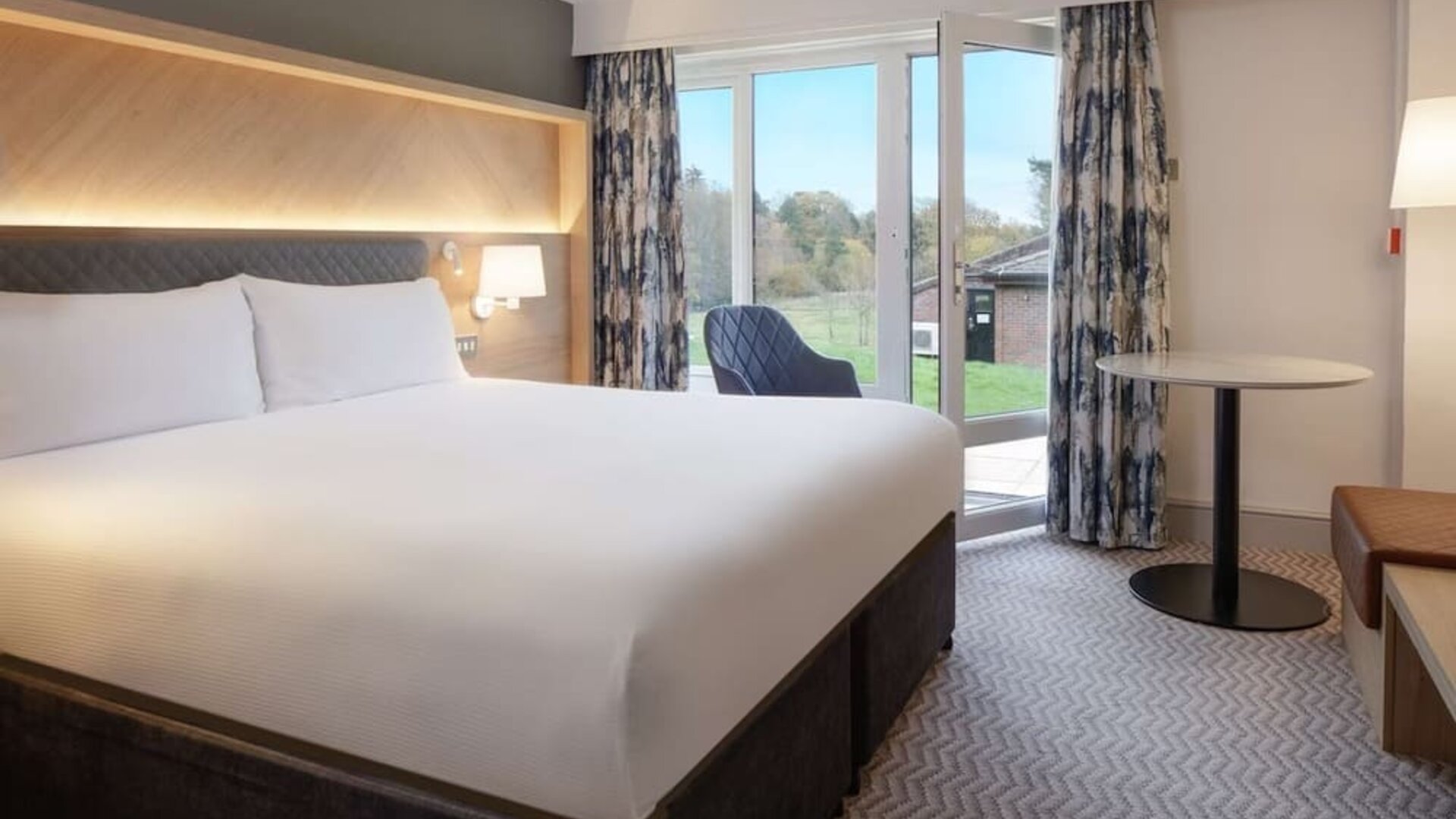 Day use room with natural light at Hilton Cobham.