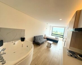 Apartaestudio Con Jacuzzi Privado Y Vistas A Las Montañas