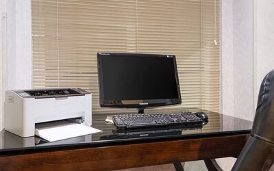 Business center at Baymont By Wyndham Pella.