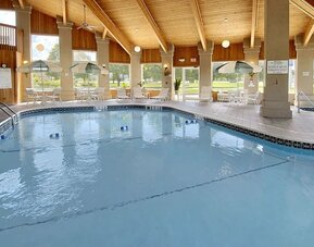 Large indoor pool at Baymont By Wyndham Pella.
