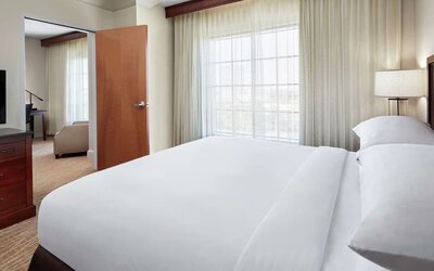 Day use room with living area at DoubleTree By Hilton Sunrise.