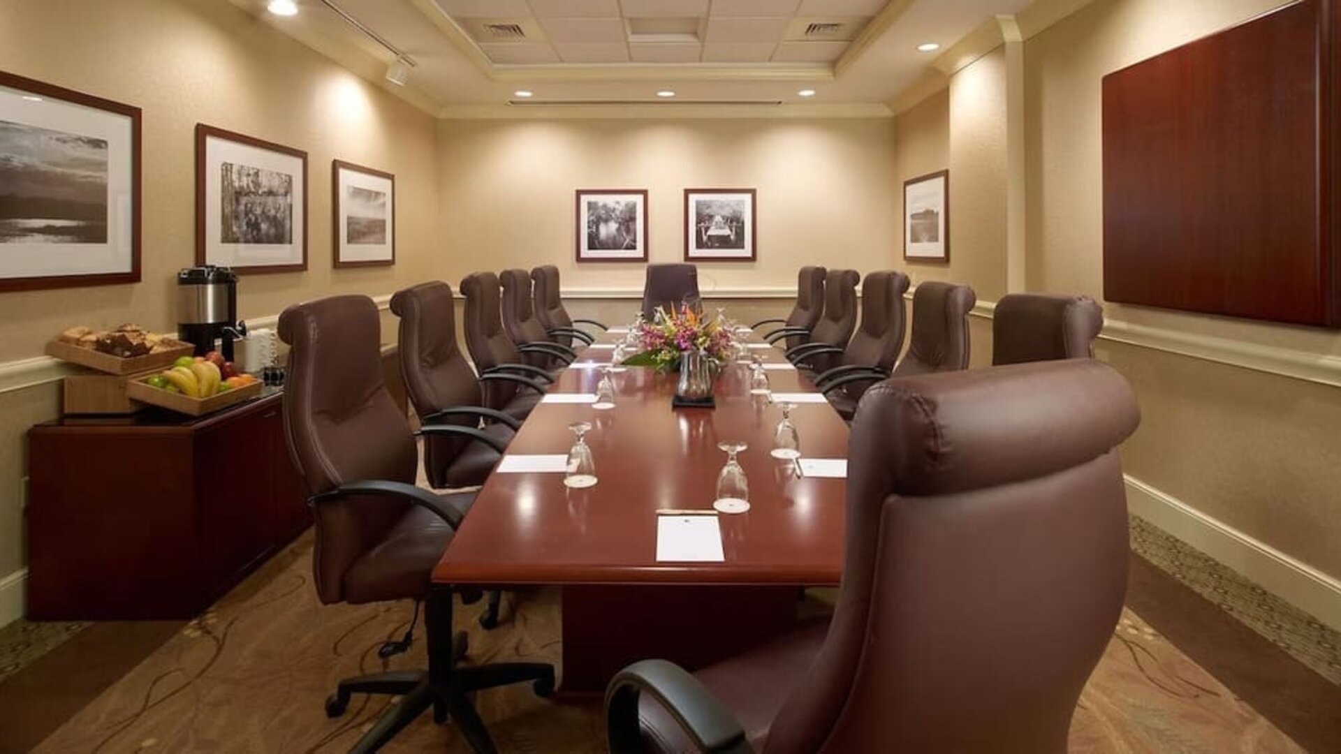 Professional meeting room at DoubleTree By Hilton Sunrise.