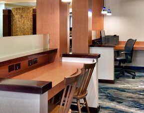 Business center available at Fairfield Inn & Suites By Marriott Tallahassee Central. 