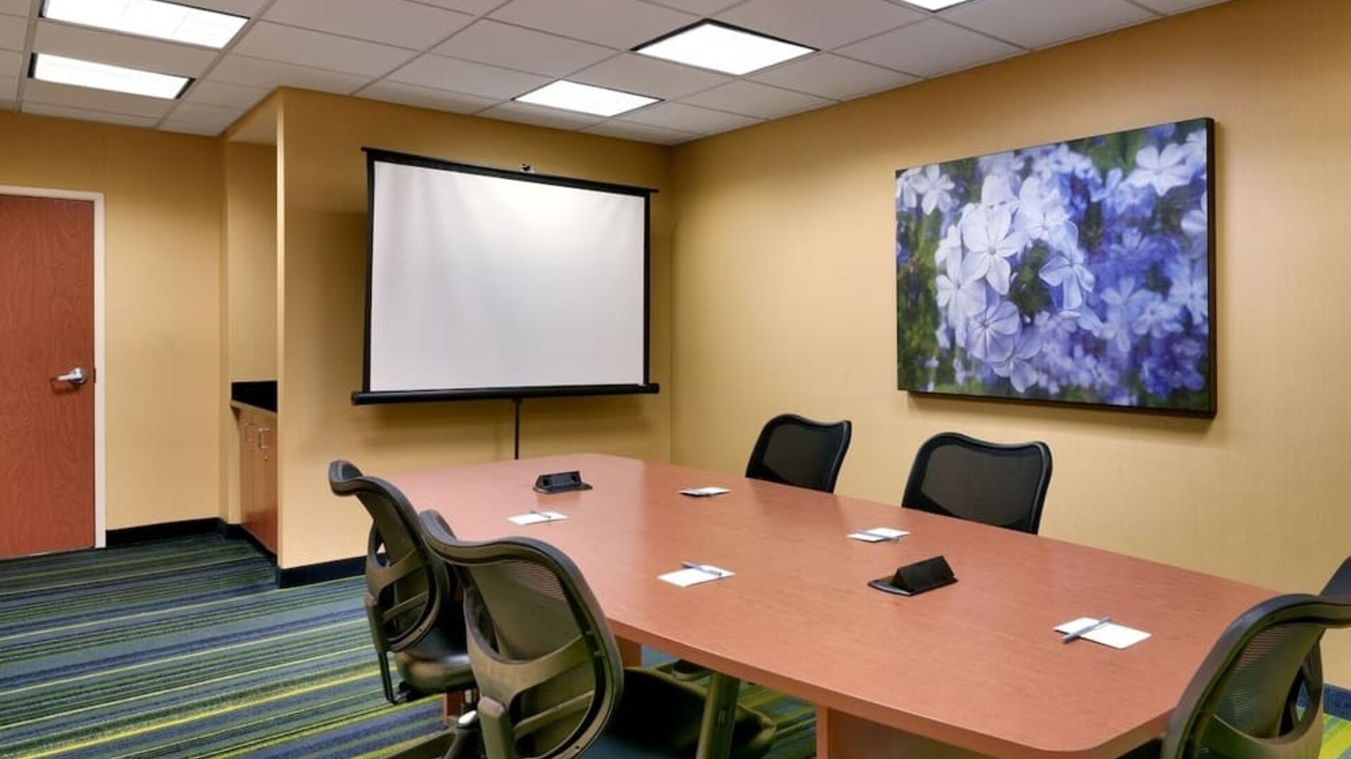 Professional meeting room at Fairfield Inn & Suites By Marriott Tallahassee Central.