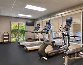 Fitness center available at Fairfield Inn & Suites By Marriott Tallahassee Central.