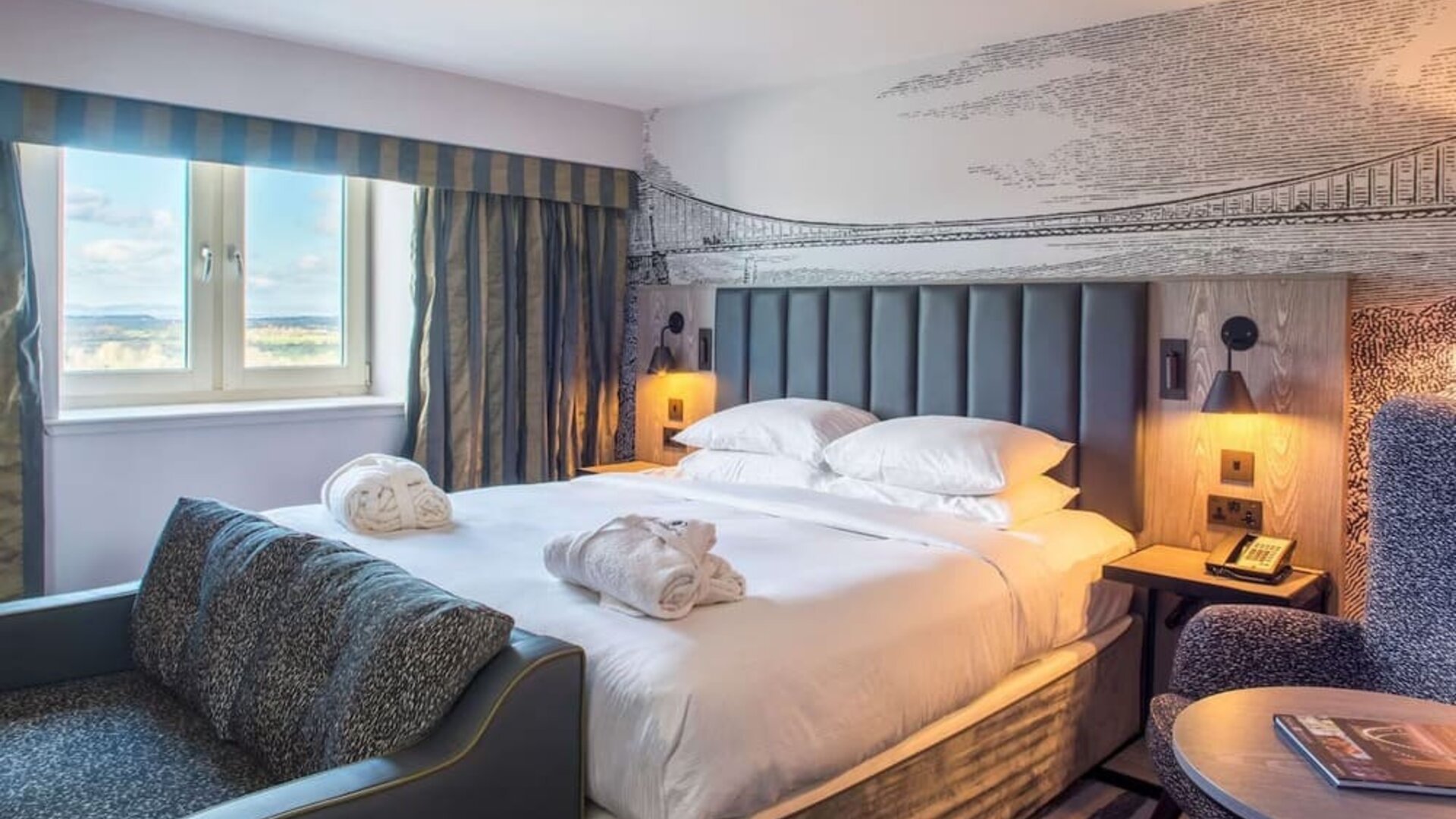 Day use room with natural light at DoubleTree By Hilton Bristol South - Cadbury House.