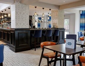 Hotel bar at DoubleTree By Hilton York.