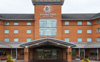 Hotel exterior at Doubletree by Hilton Glasgow Strathclyde.