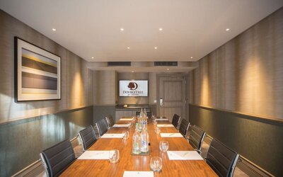 Professional meeting room at DoubleTree by Hilton London Kingston upon Thames.