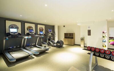 Fitness center available at DoubleTree by Hilton London Kingston upon Thames.