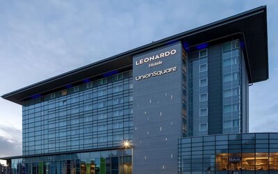 Hotel exterior at Leonardo Hotel Aberdeen.
