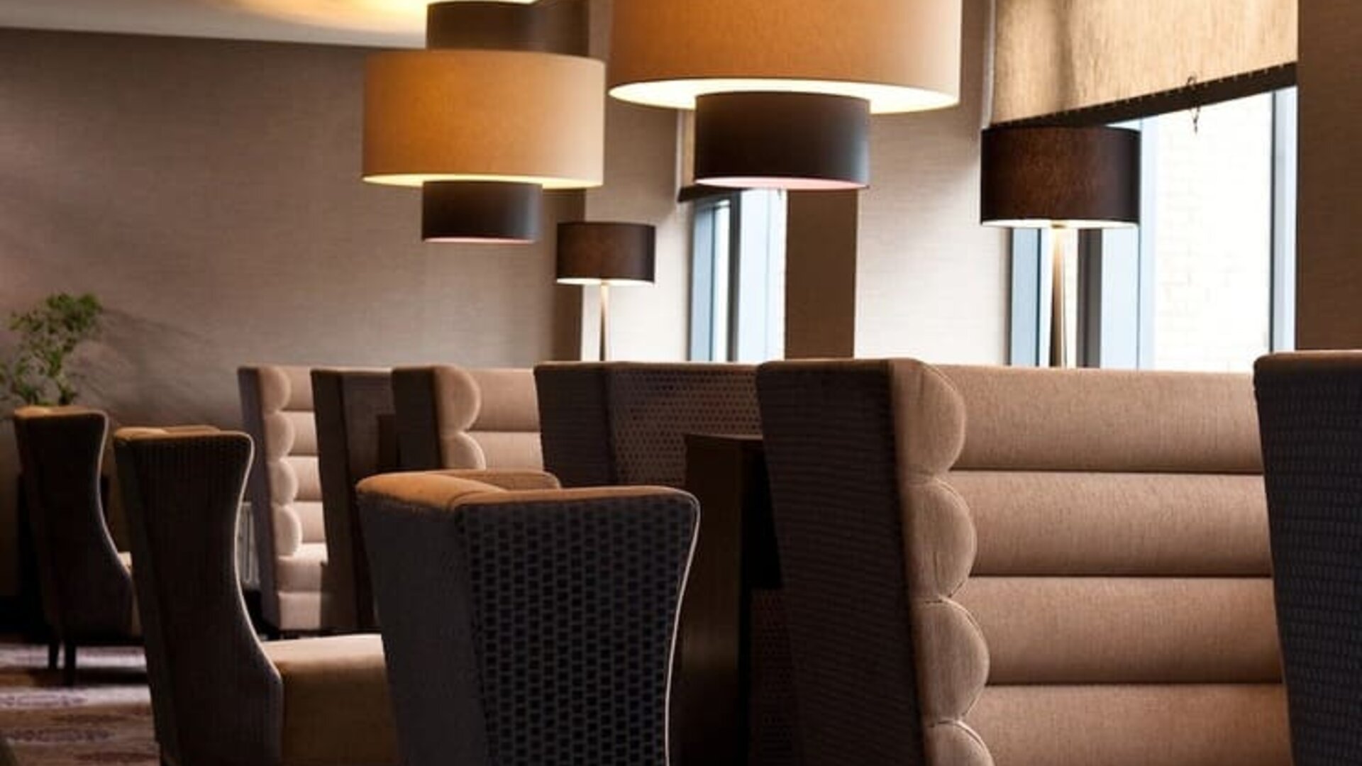 Lobby and coworking lounge at Leonardo Hotel Dublin Christchurch.