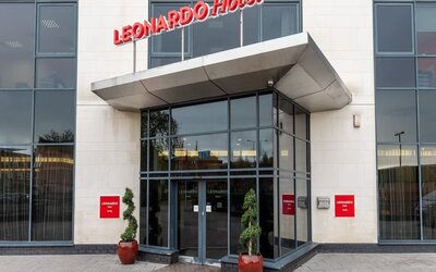 Hotel exterior at Leonardo Hotel Derby.