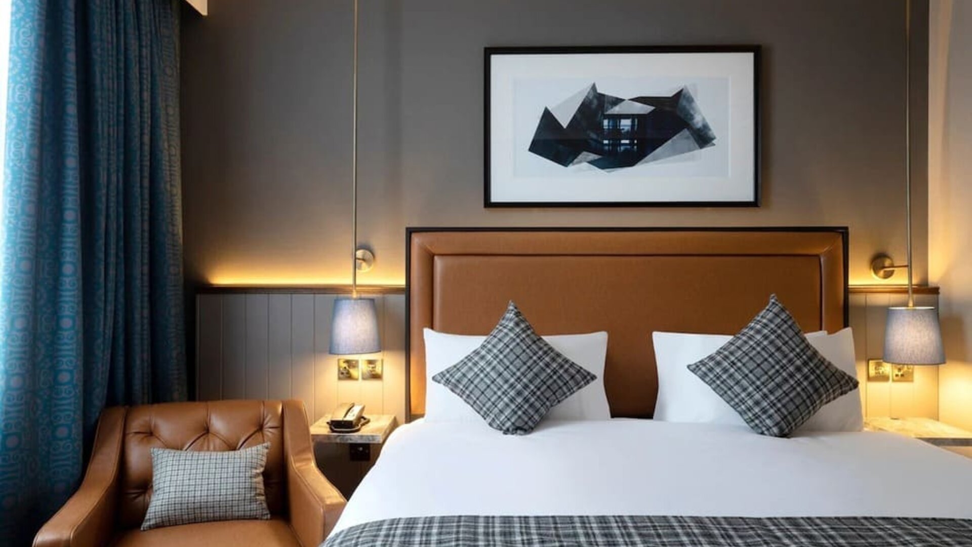 Day use room with natural light at Leonardo Royal Hotel Edinburgh.