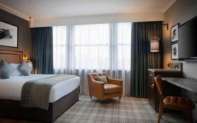 Spacious day use room at Leonardo Royal Hotel Edinburgh.