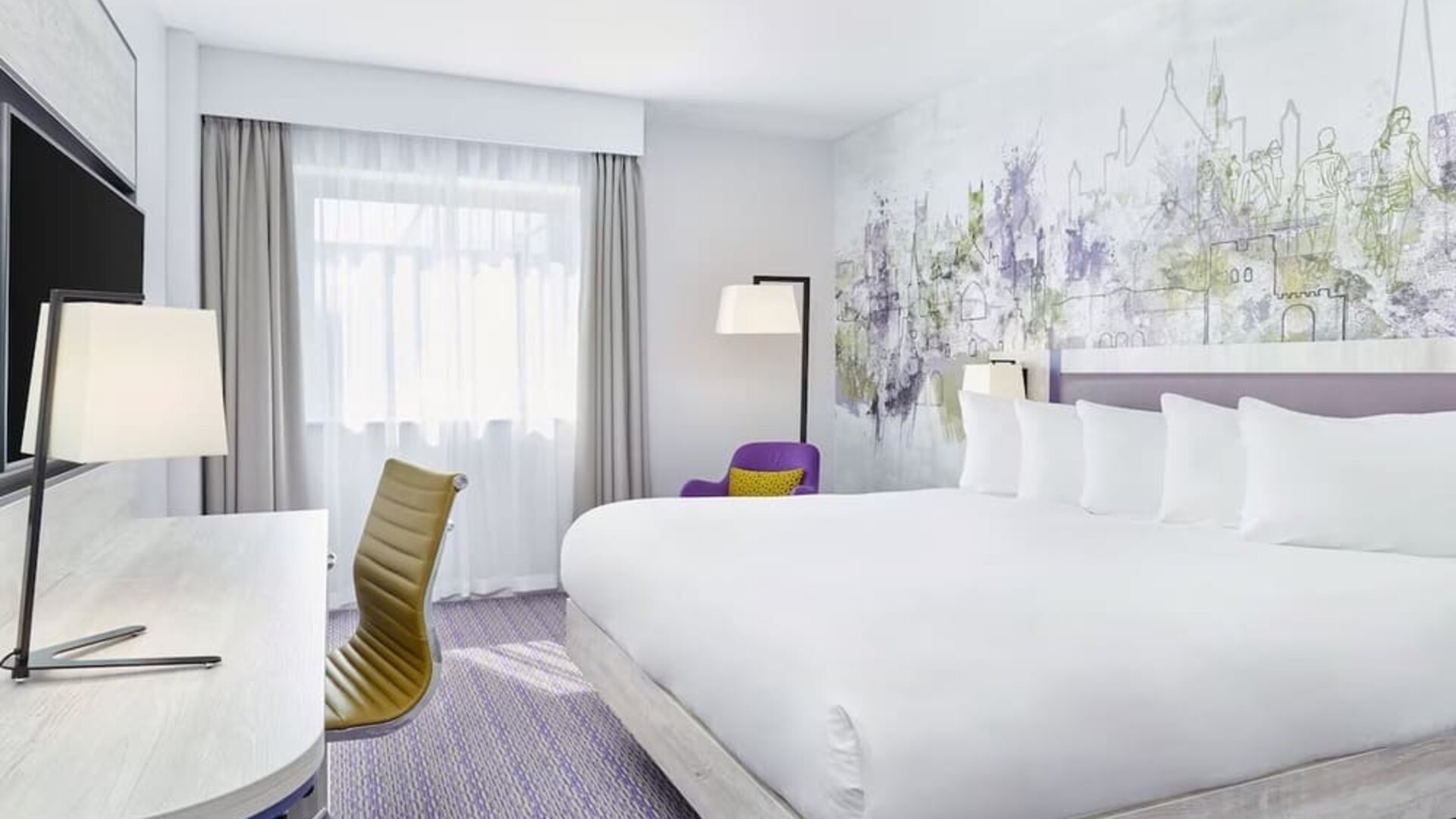 Day use room with work desk at Leonardo Hotel Exeter.