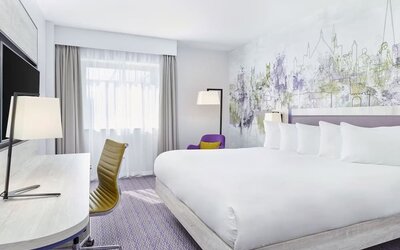 Day use room with work desk at Leonardo Hotel Exeter.