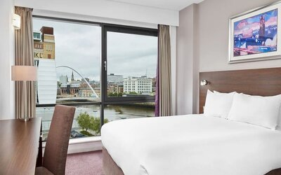 Day use room with natural light at Leonardo Hotel Newcastle Quayside.