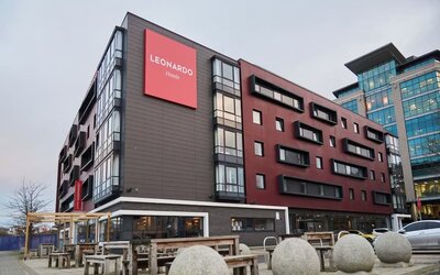 Hotel exterior at Leonardo Hotel Newcastle Quayside.