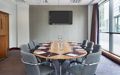 Professional meeting room at Leonardo Hotel Newcastle Quayside.