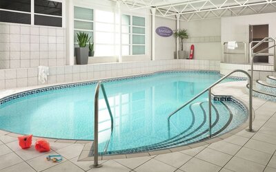 Refreshing indoor pool at Leonardo Royal Hotel Oxford.