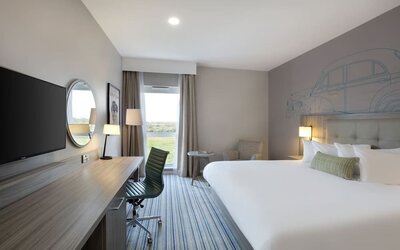 Day use room with work desk at Leonardo Royal Hotel Oxford.