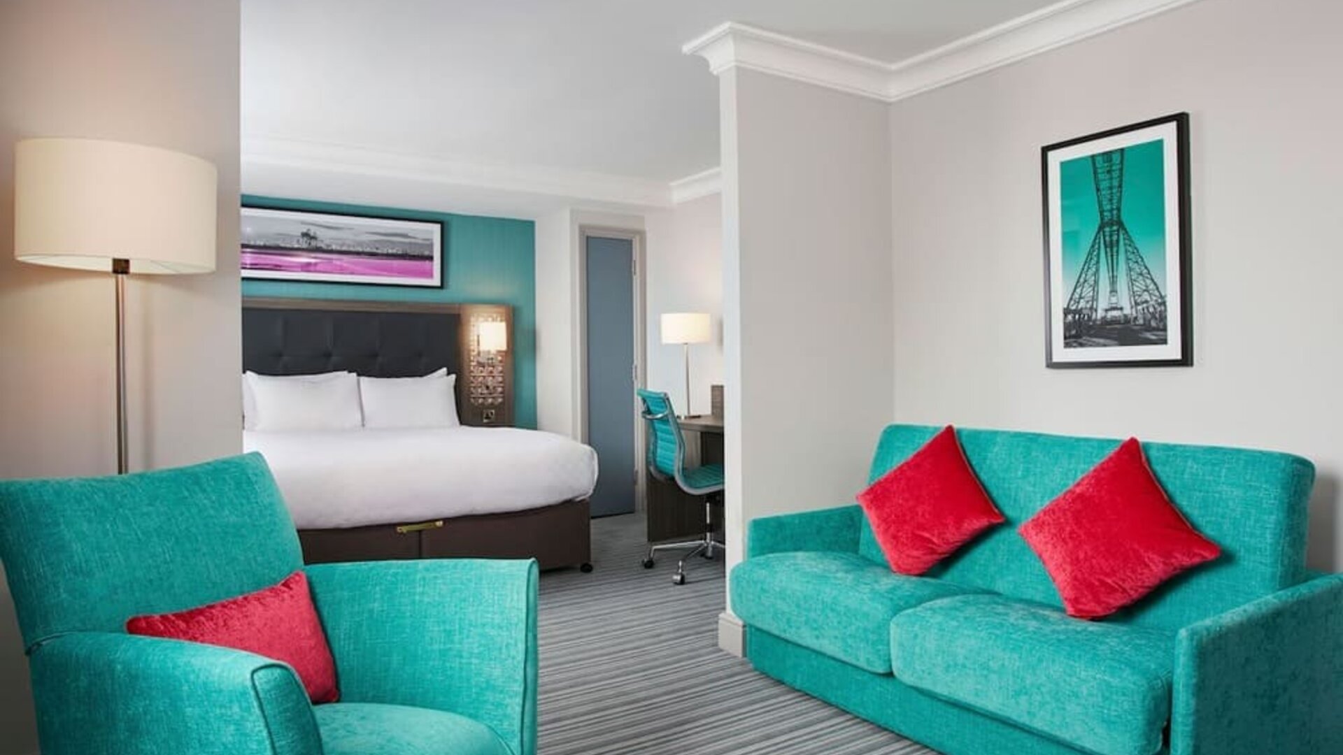 King suite at Leonardo Hotel Middlesbrough.